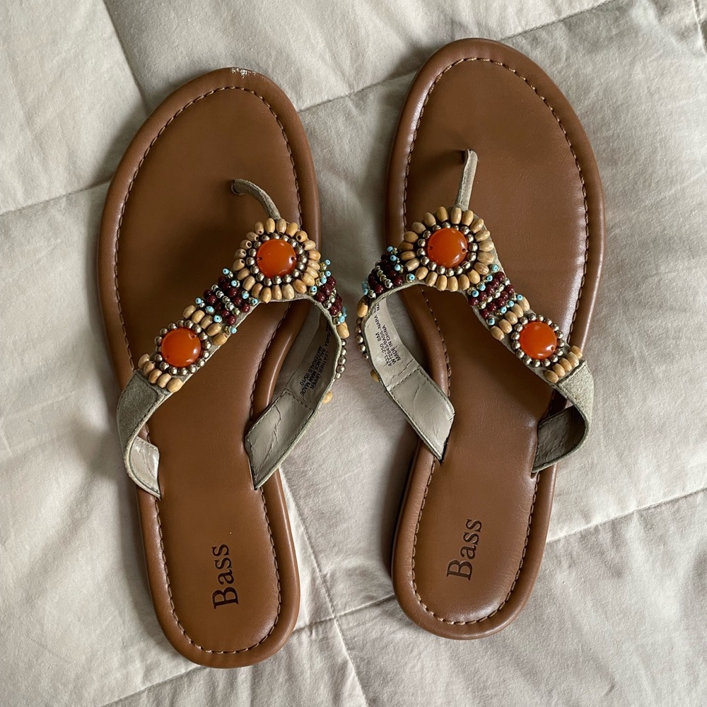 Bass Beaded Sandals - Picture 2 of 6